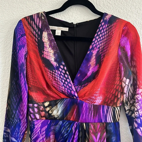 NWT Boston Proper Mirrored Anaconda Snakeskin Print Maxi Dress - Picture 4 of 10